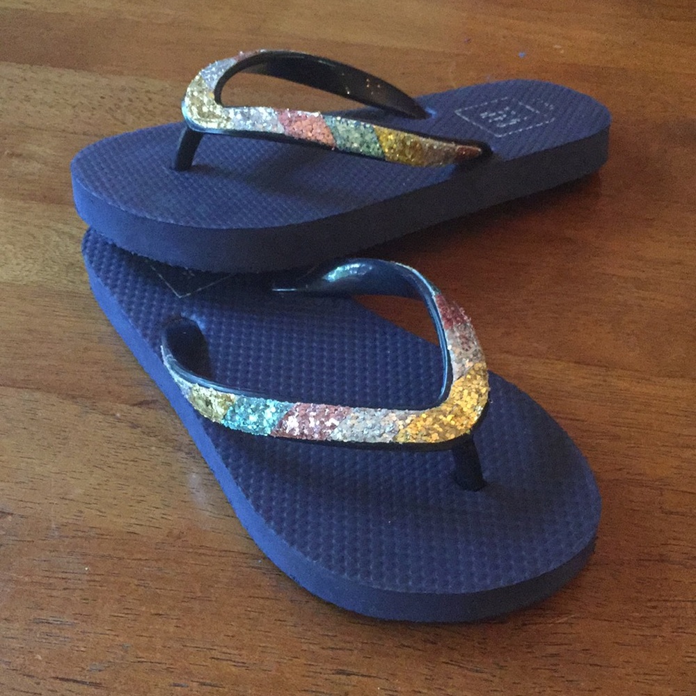 GAP KIDS XS SPARKLE FLIP FLOPS